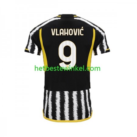 Juventus Dusan Vlahovic 9 Voetbalshirts Thuis 2023-24